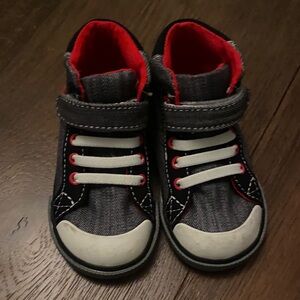 See Kai Run Kids Sneakers with Red and Black